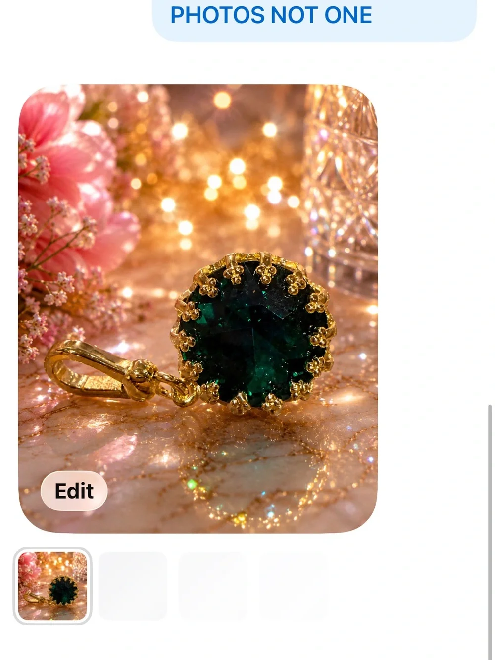 Feed Me Gems luxurious gold